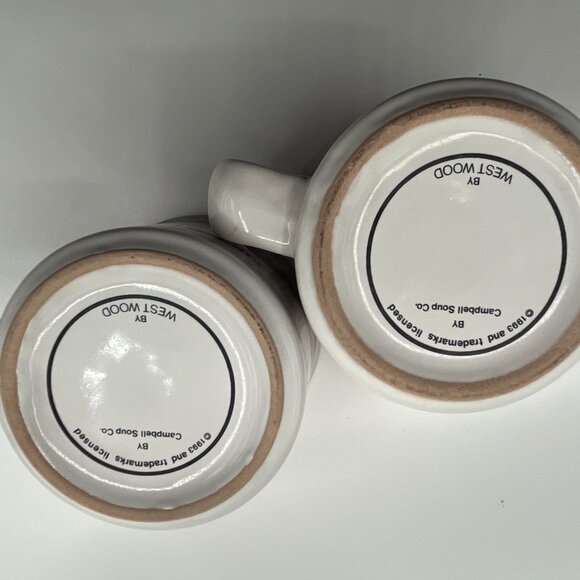 Vintage 1993 Campbell’s Soup Bowls and‎ Campbell's Coffee Mugs. Lot of 4 - Picture 5 of 11